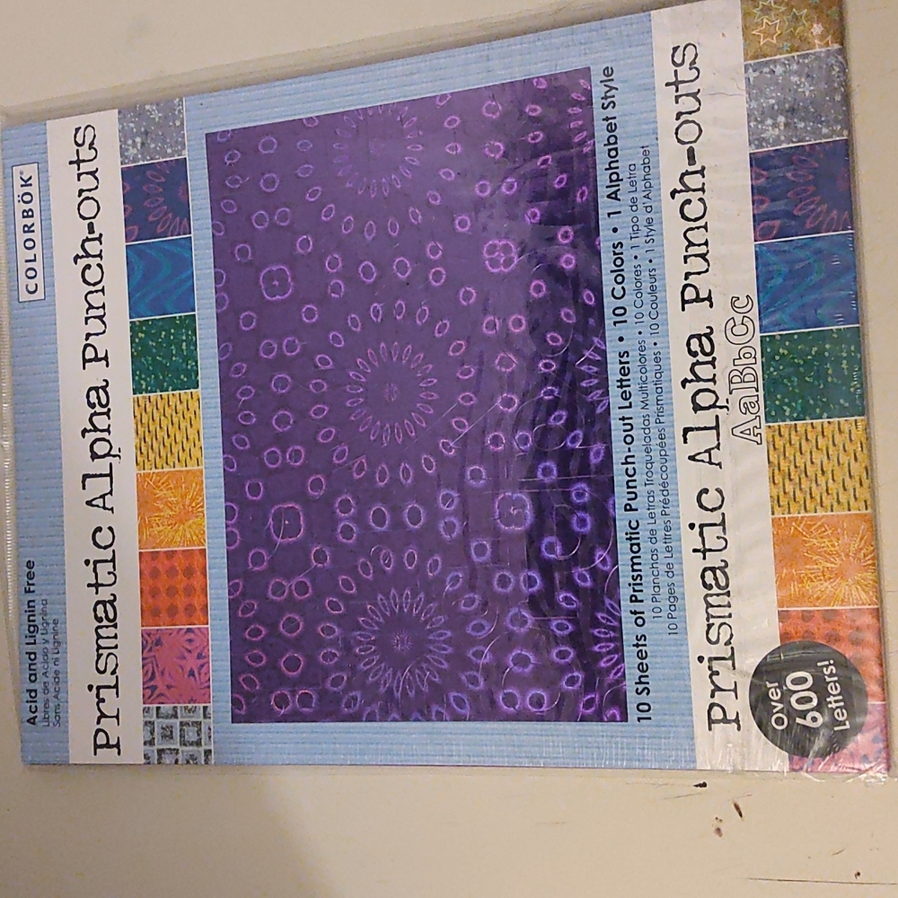 ColorBok Prismatic Alpha Punch Outs
